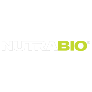 Logo of NutraBio company